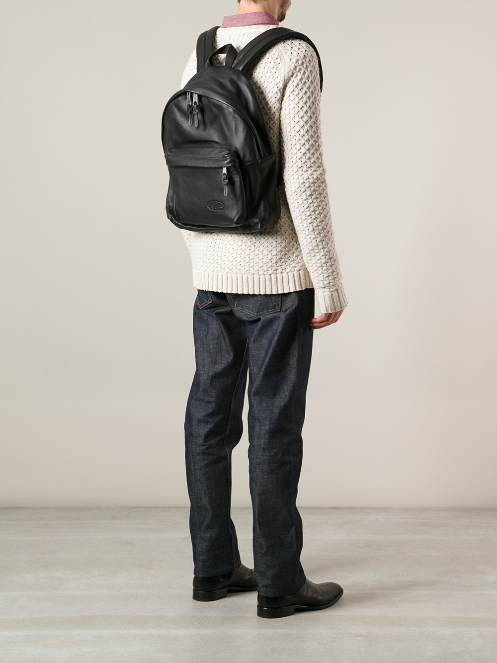 eastpak black webbed