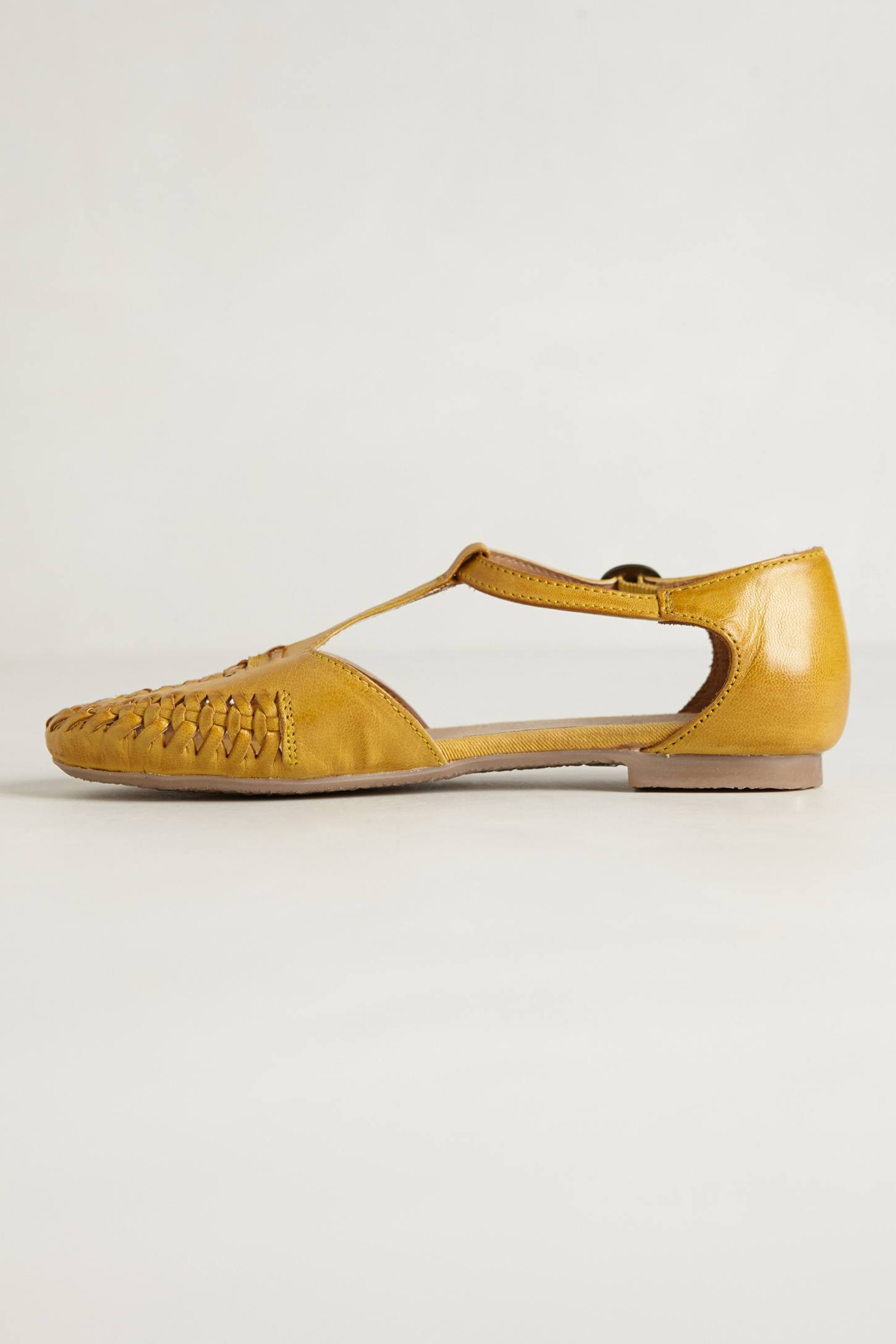 womens yellow huaraches