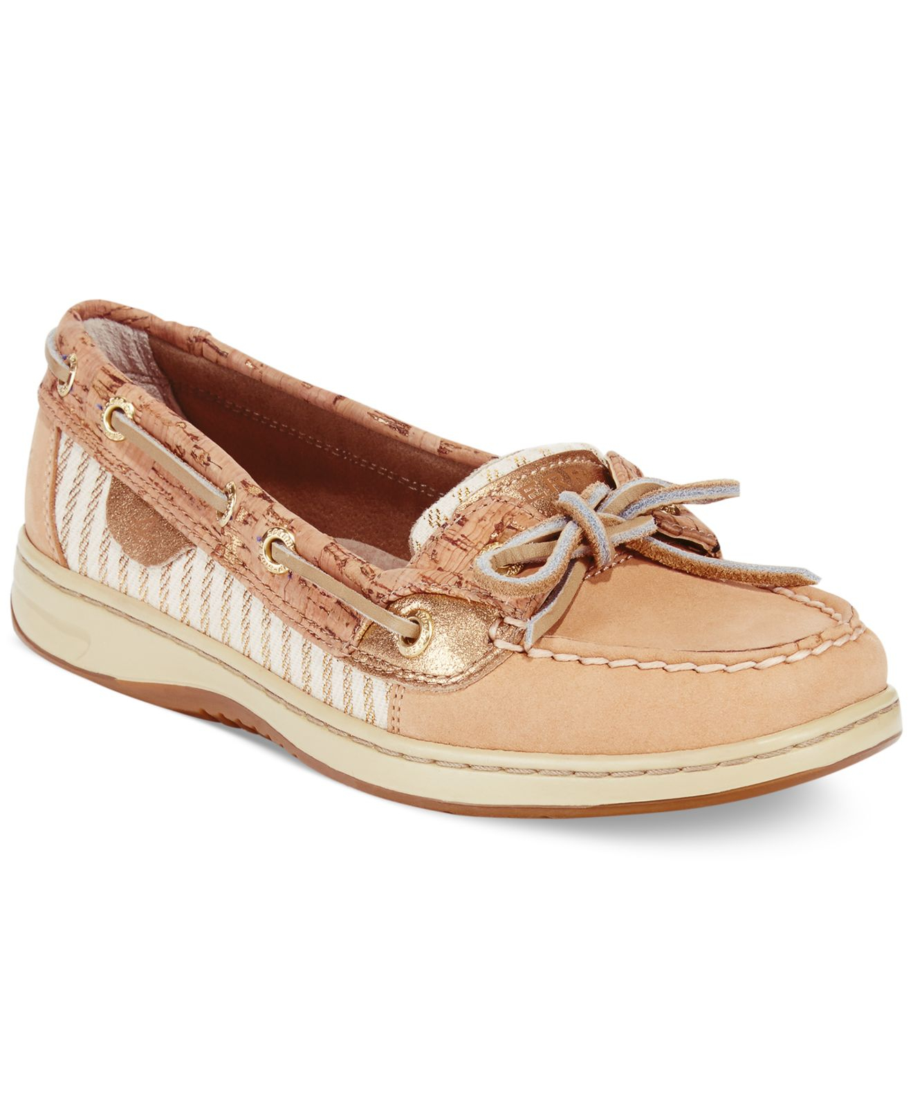 Lyst - Sperry Top-Sider Sperry Women'S Angelfish Cork Boat Shoes in Natural