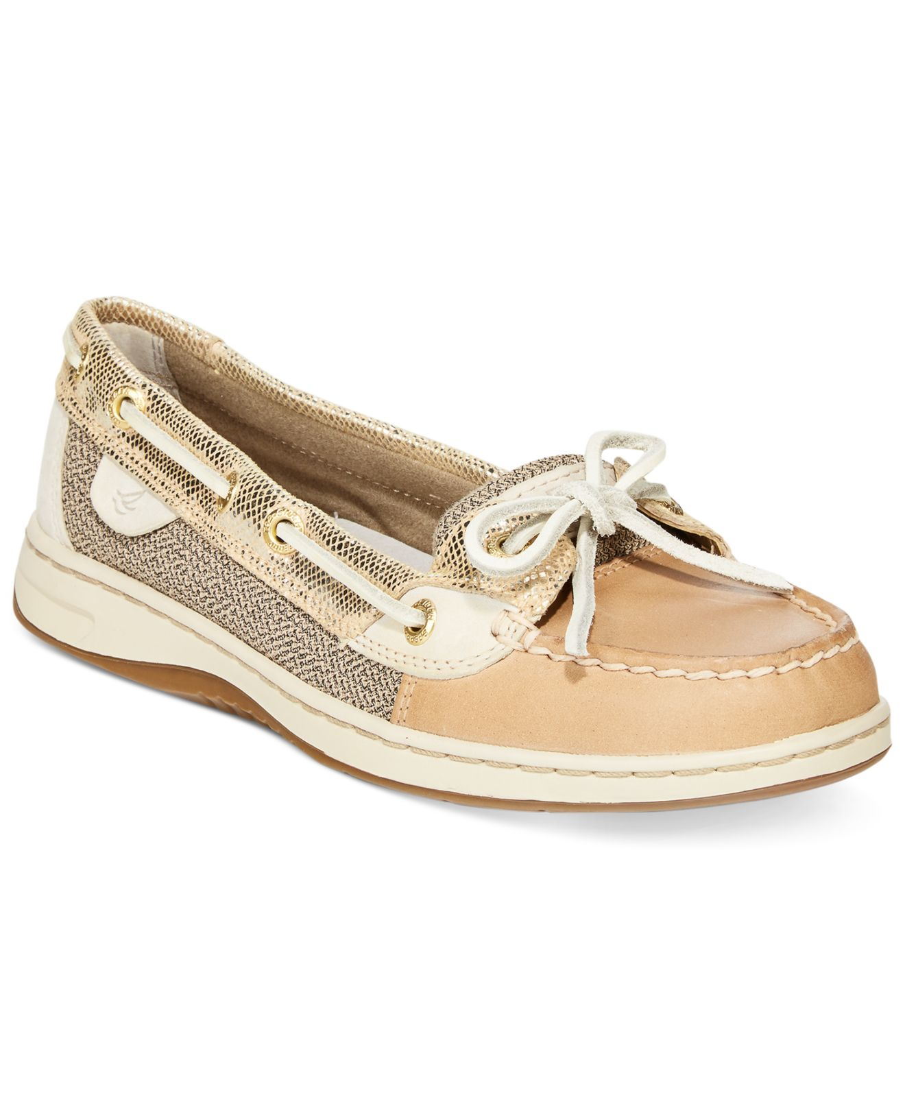 Sperry top-sider Women's Angelfish Metallic Boat Shoes in Metallic | Lyst