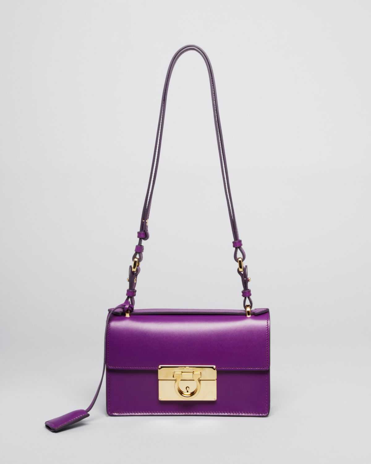 Lyst - Ferragamo Shoulder Bag Aileen Mini in Purple