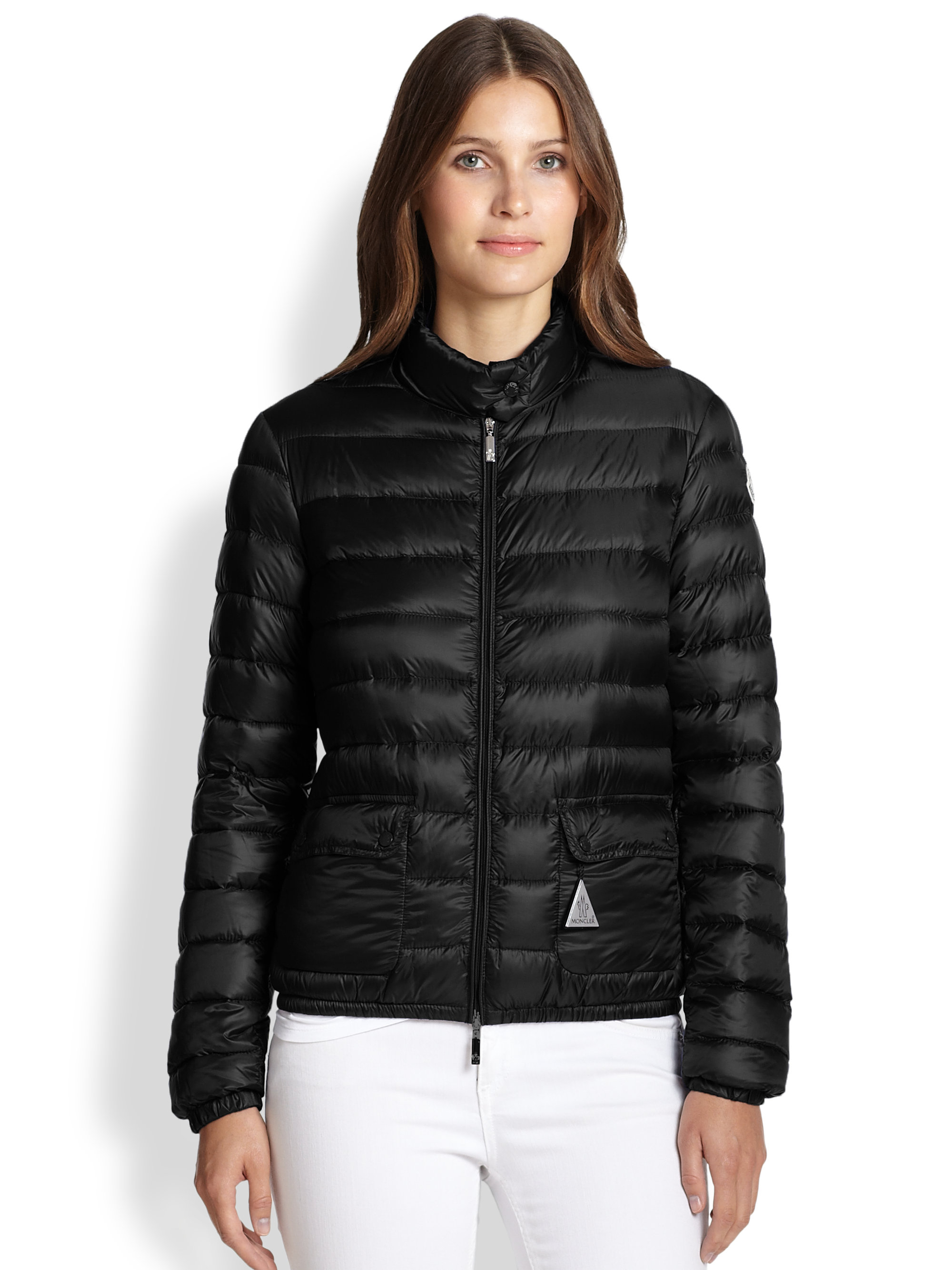 Moncler Lans Puffer Jacket in Black | Lyst