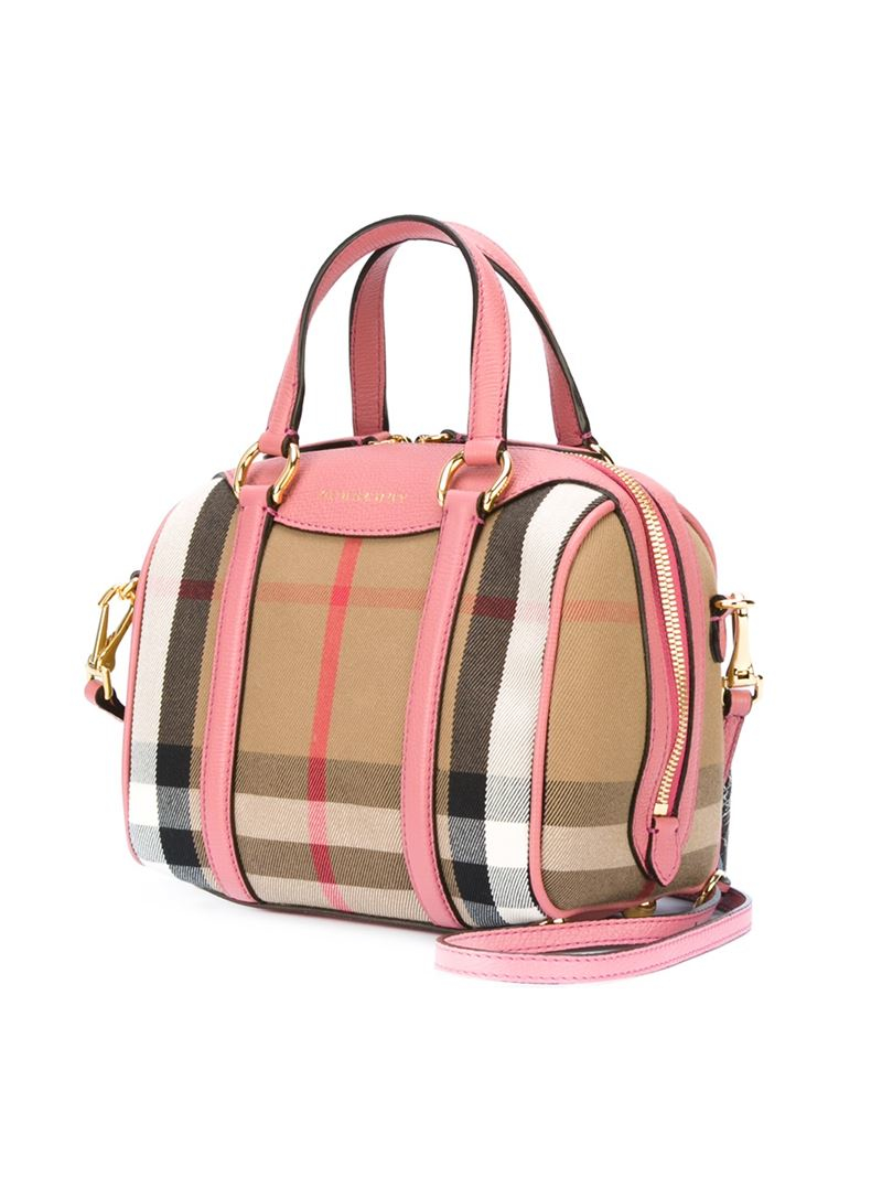 Burberry Pink Check Bag | SEMA Data Co-op