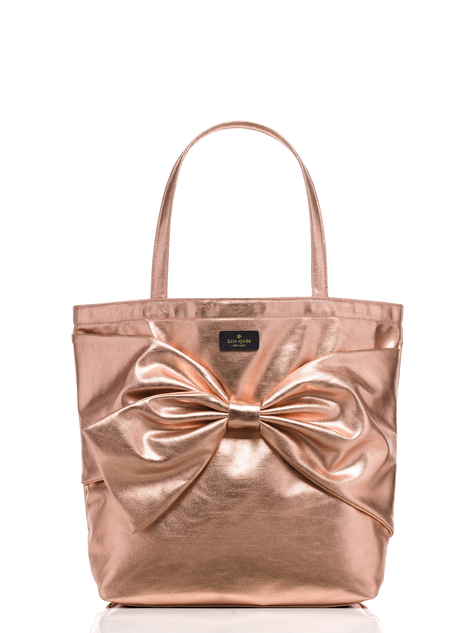 Lyst - Kate Spade New York On Purpose Rose Gold Metallic Tote in Pink