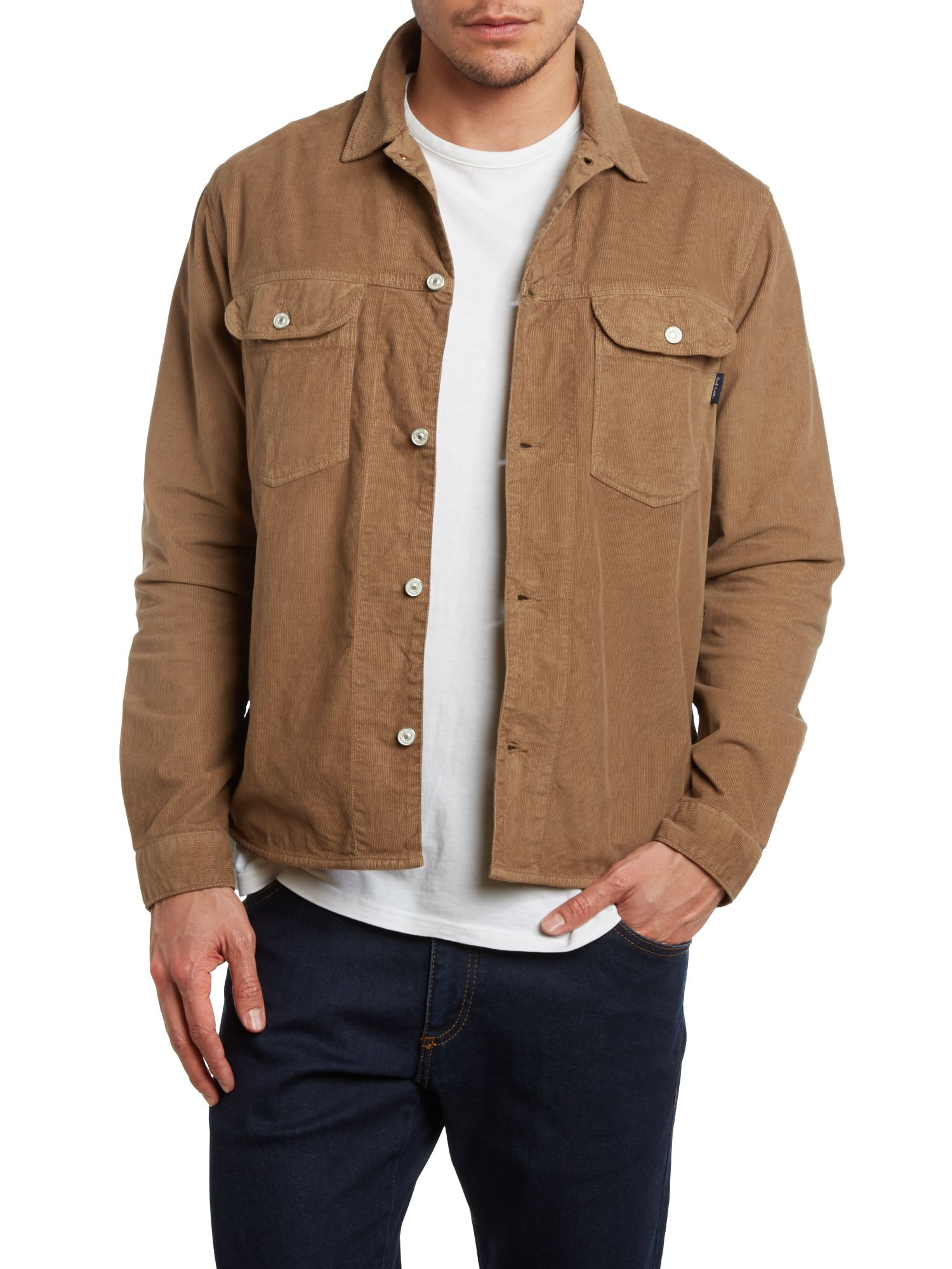 Paul smith Cord Jacket in Brown for Men | Lyst