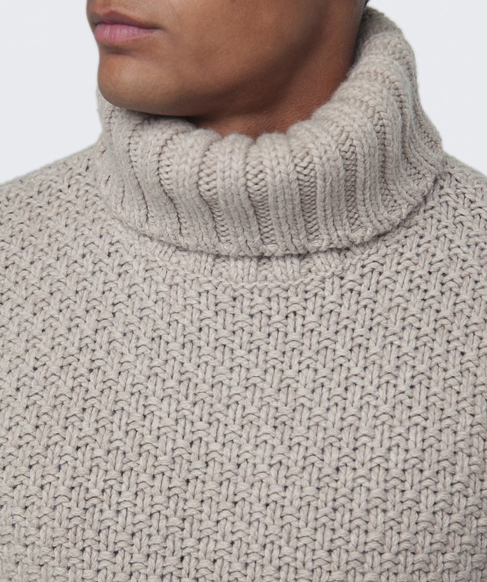 mens thick roll neck