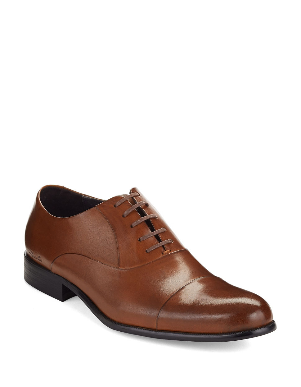 Kenneth cole Chief Council Dress Shoes in Brown for Men (cognac) | Lyst