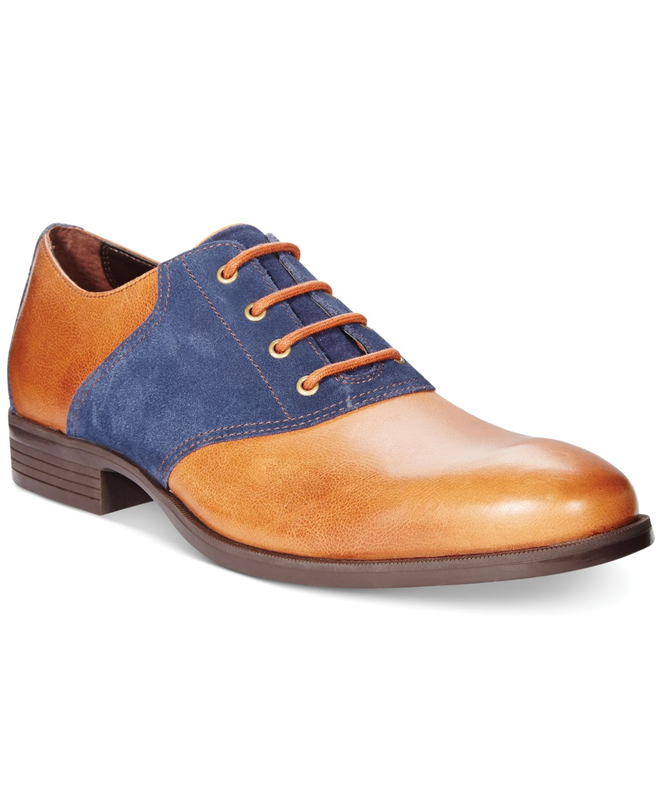 Lyst - Cole Haan Copley Saddle Oxfords in Blue for Men