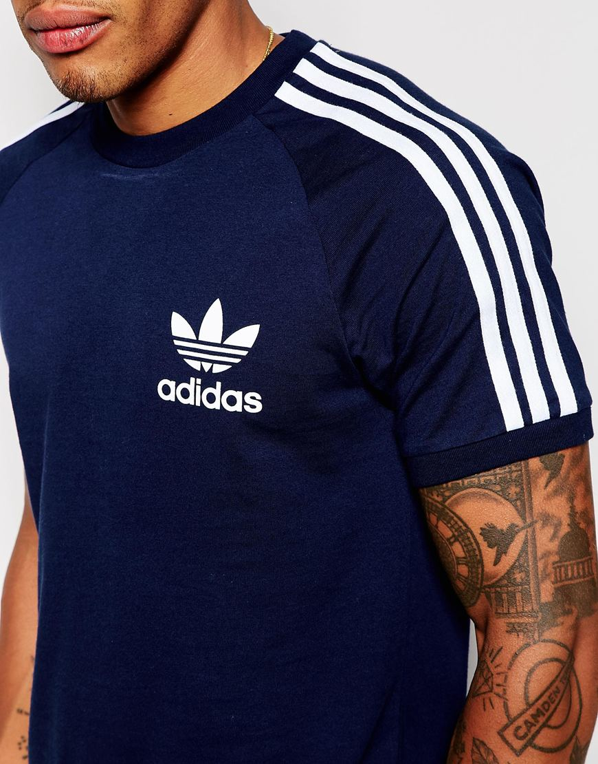 Lyst - Adidas Originals California T-shirt Ab7604 in Blue for Men