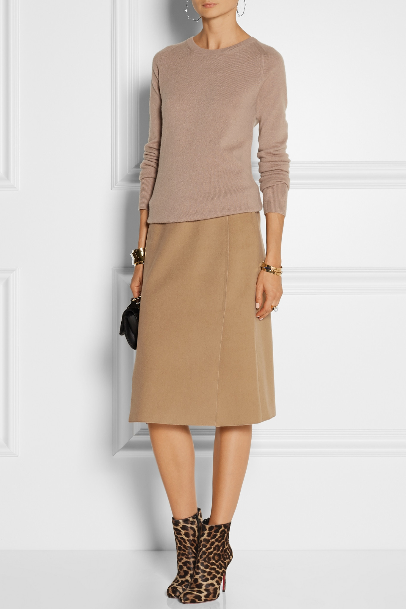 Christian louboutin Fifi 100 Leopard-print Calf Hair Ankle Boots ...  