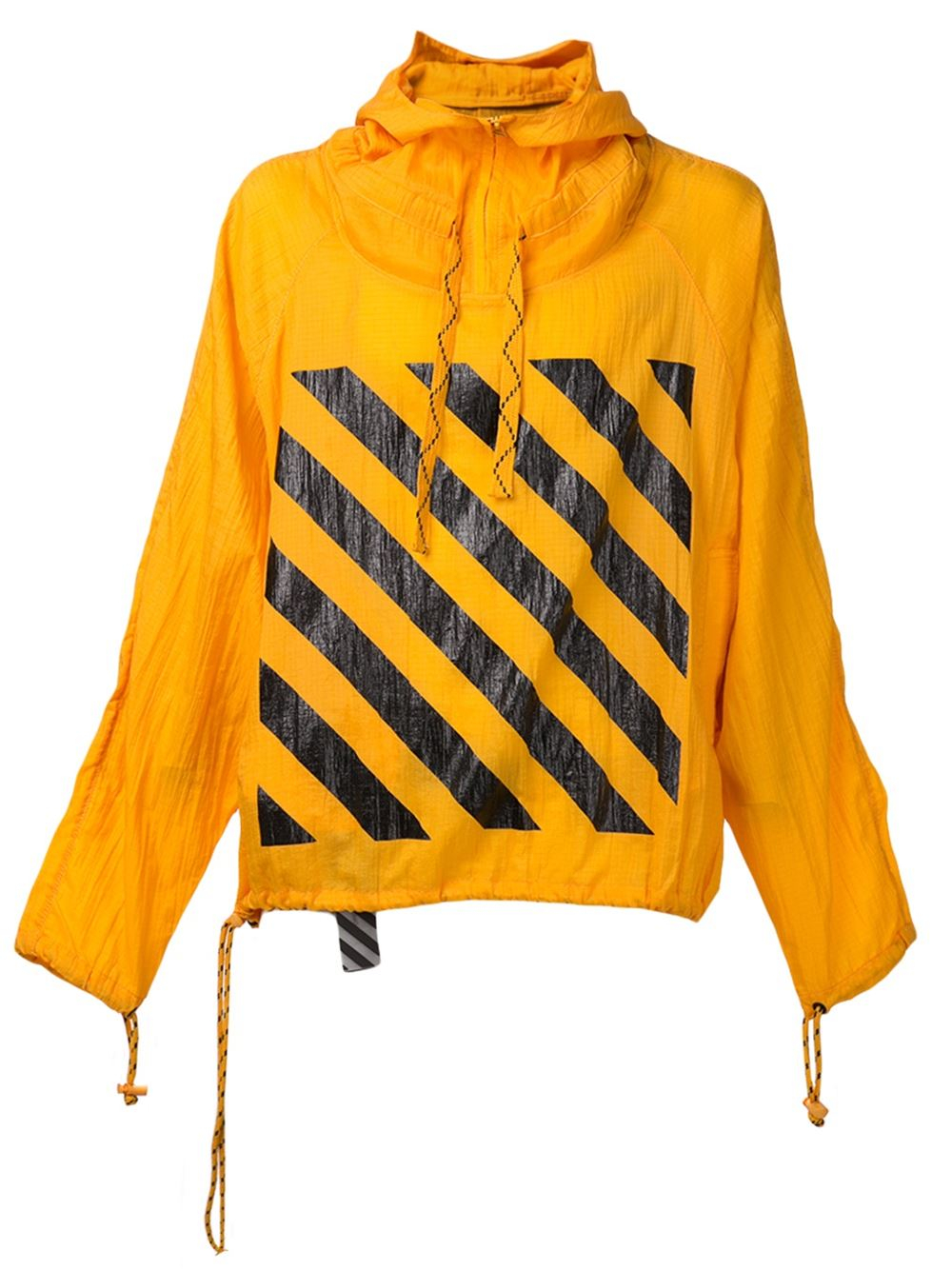 Off-white c/o virgil abloh Windbreaker Jacket in Yellow for Men | Lyst