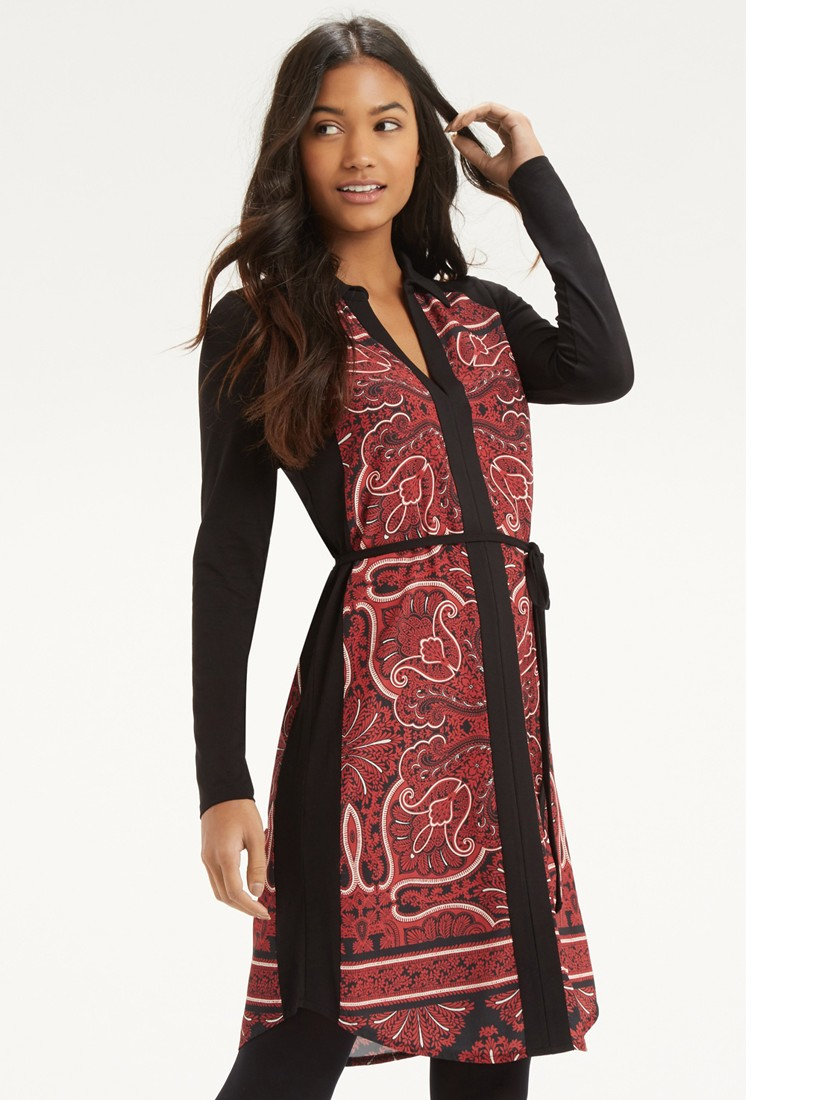 Oasis Paisley Shirt Dress | Lyst