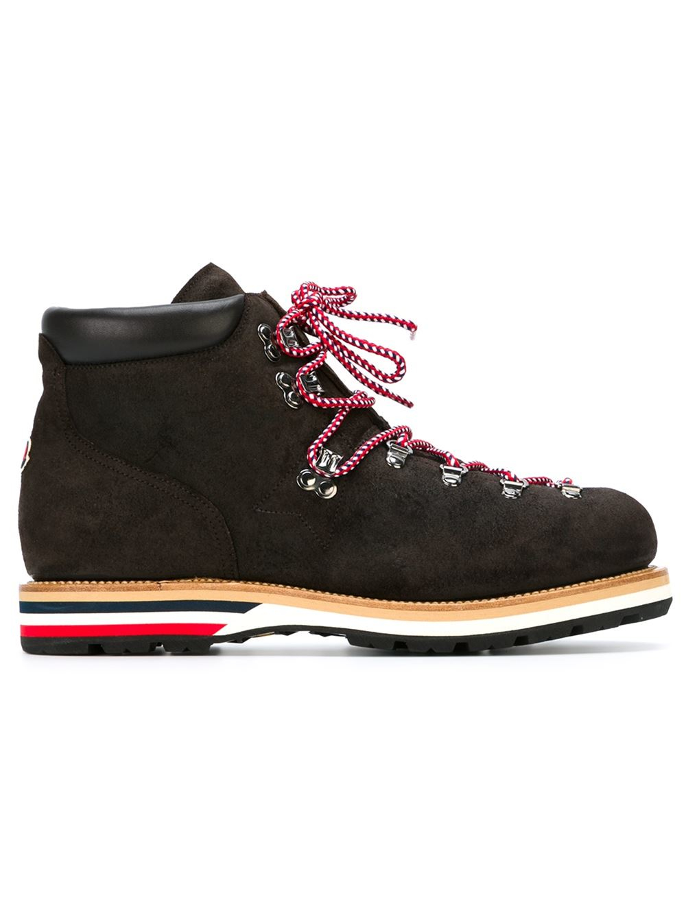 Moncler Classic Hiking Boots in Brown for Men | Lyst
