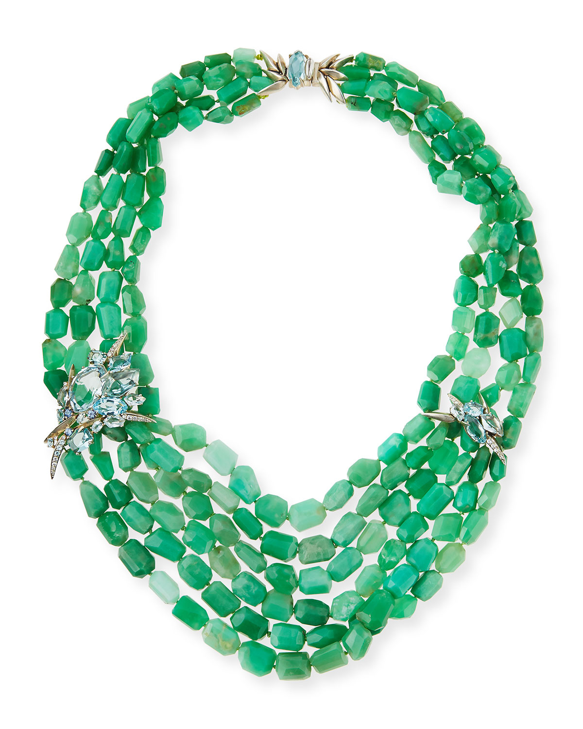 Lyst - Alexis Bittar Fine Chrysoprase Torsade Beaded Necklace in Green