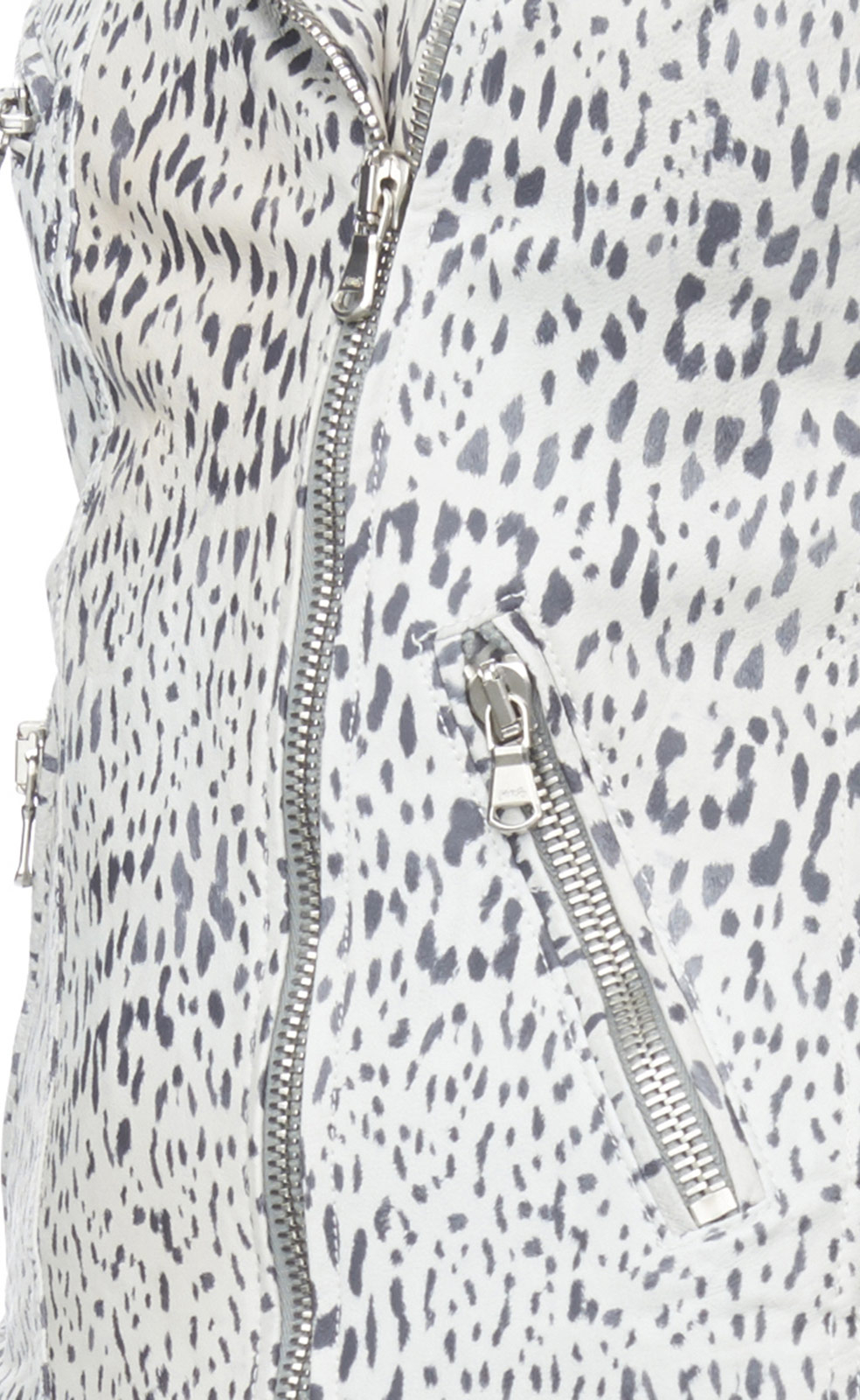 Lyst Rebecca Taylor Ombre Leopard Leather Jacket Gallery