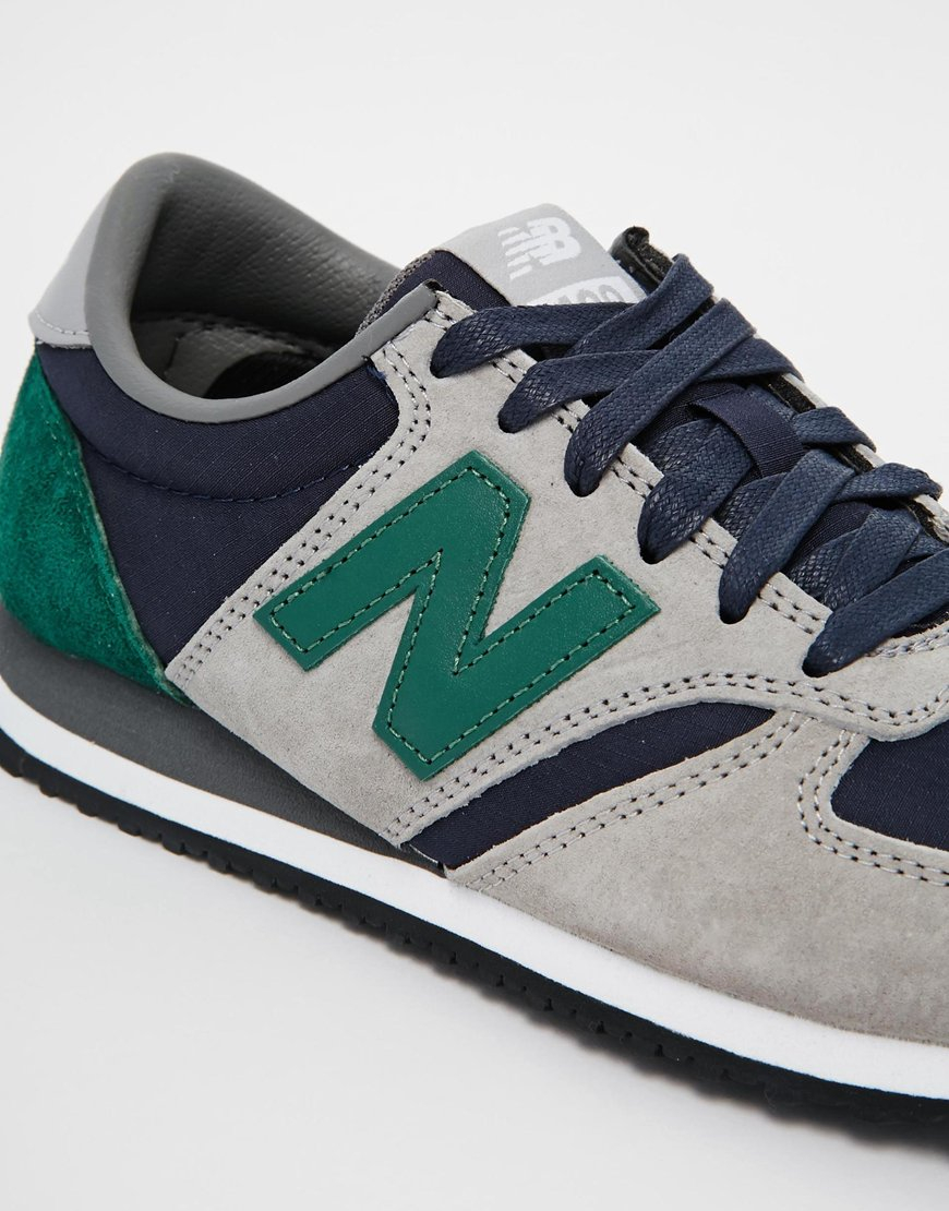 womens new balance navy & white 410 trainers