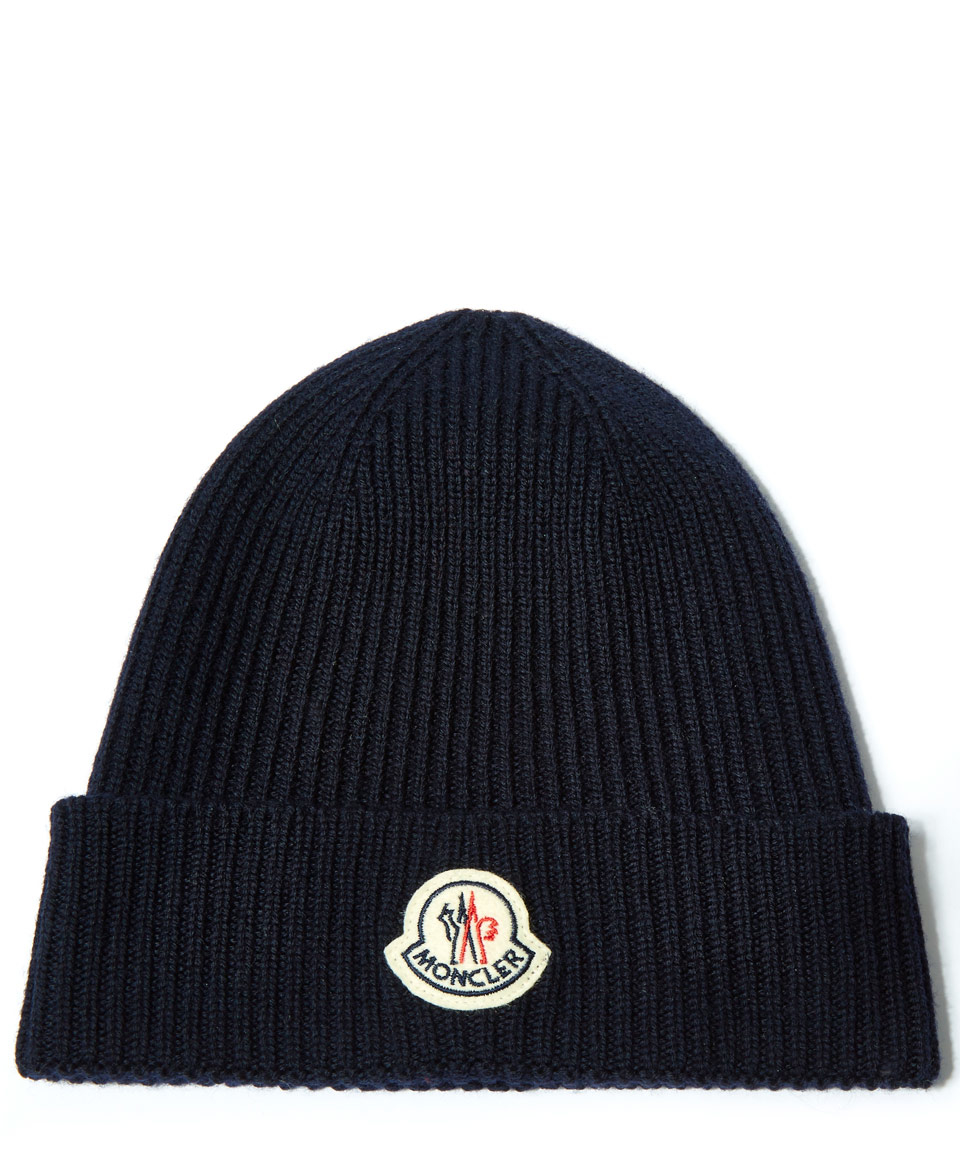 blue moncler beanie blue moncler beanie