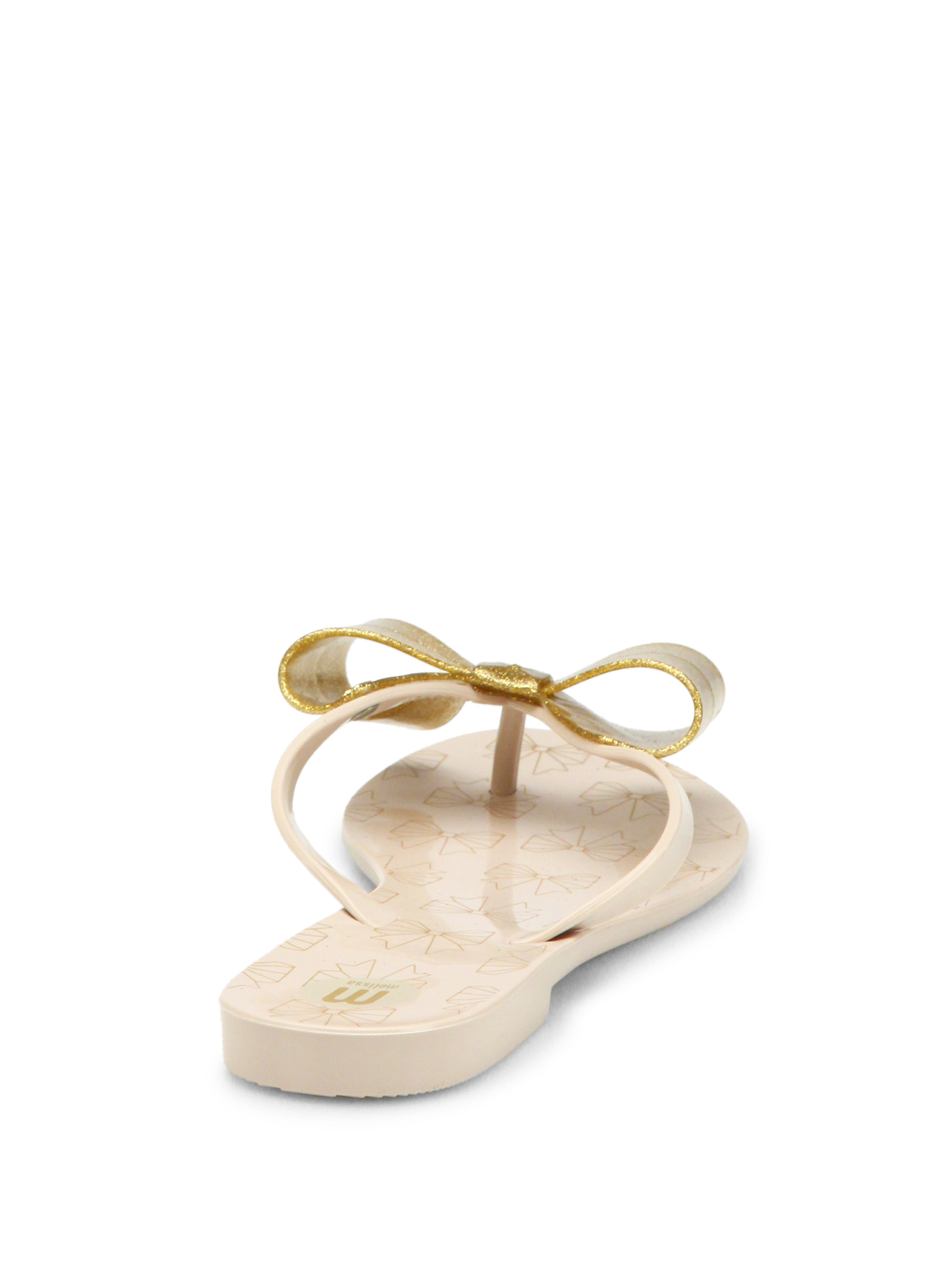 melissa harmonic bow flip flops