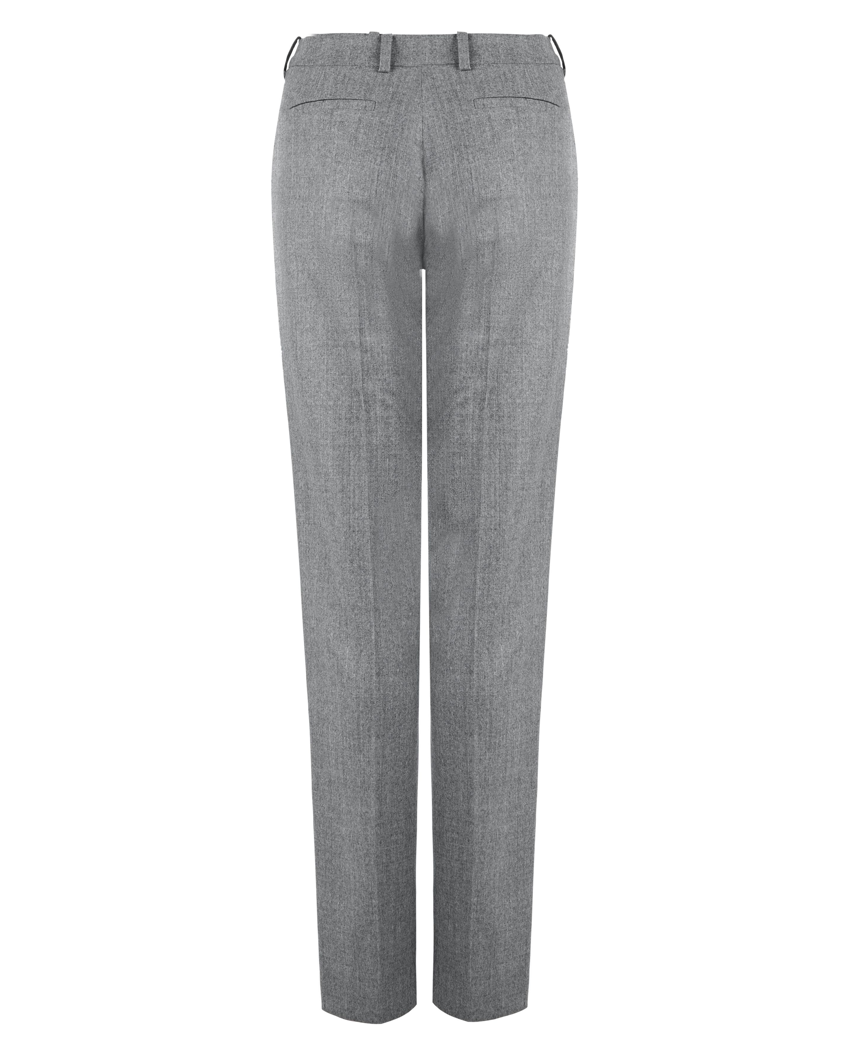 Jaeger Wool Flannel Classic Trousers in Gray (Grey) | Lyst