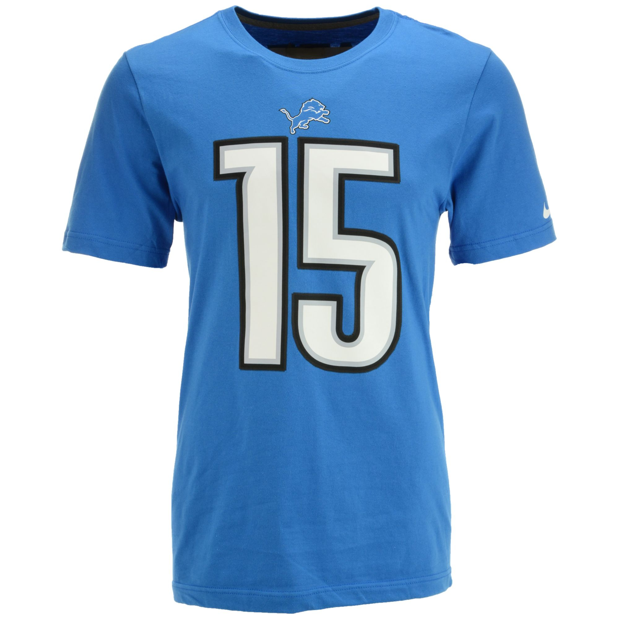 mens detroit lions ndamukong suh nike light blue game jersey  
