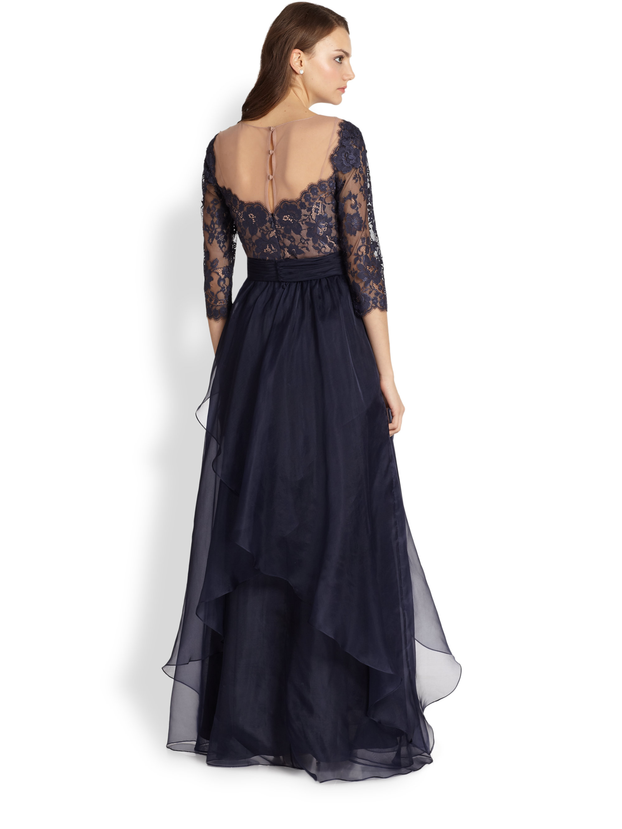 Teri jon lace and chiffon dress Teri jon lace and chiffon dress