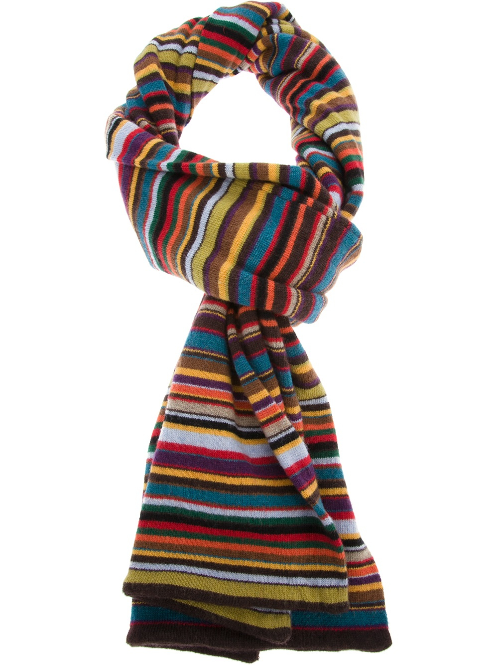 Lyst - Paul Smith Striped Scarf for Men