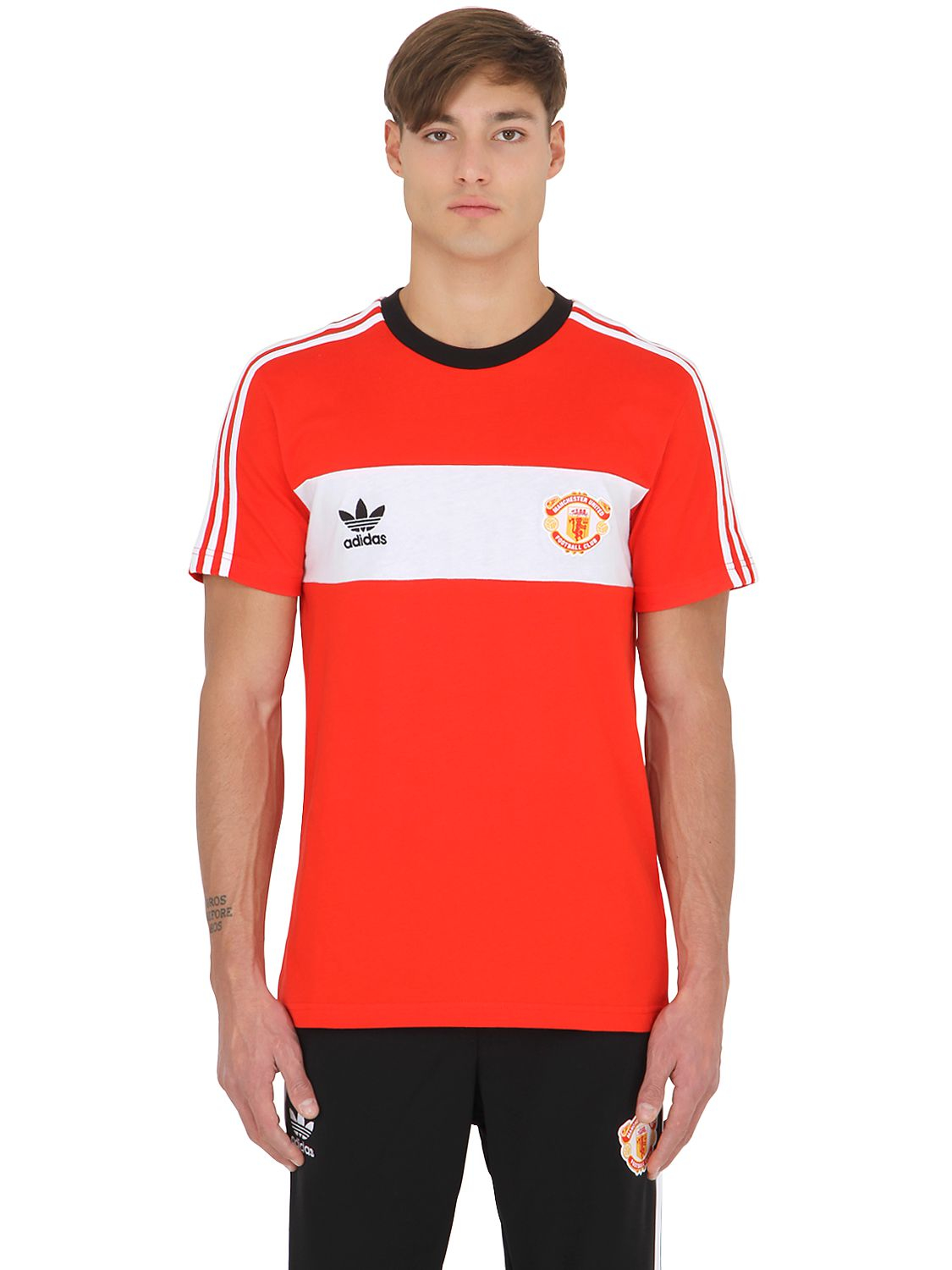 Adidas Originals Limit.ed Manchester United T-shirt in Red for Men - Lyst