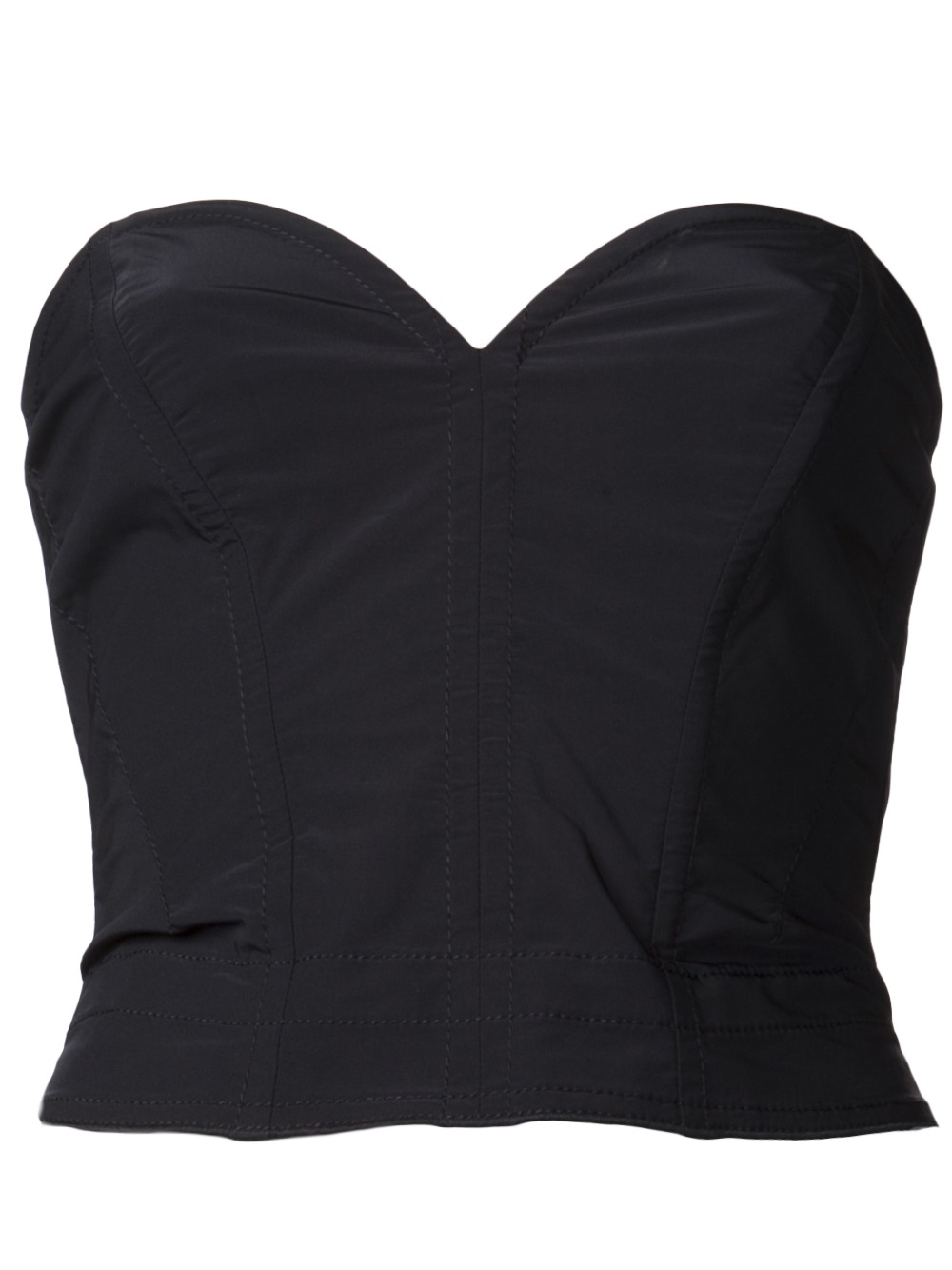 Lyst - Nina Ricci Strapless Top in Black