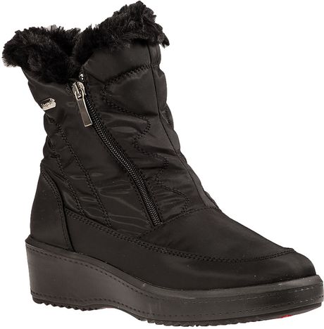 Pajar Veronica Snow Boot Black Fabric in Black (Black Fabric) | Lyst