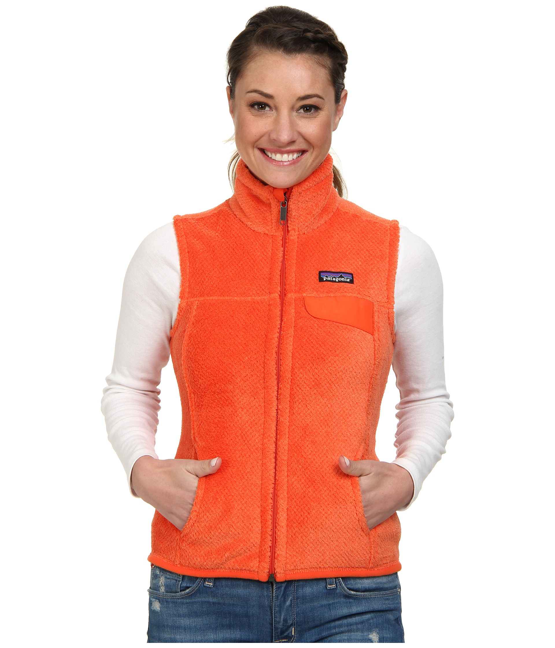 Patagonia Retool Vest in Orange Lyst