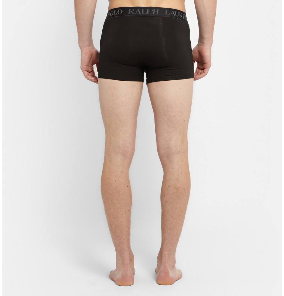 Lyst - Polo Ralph Lauren Modal Boxer Briefs in Black for Men