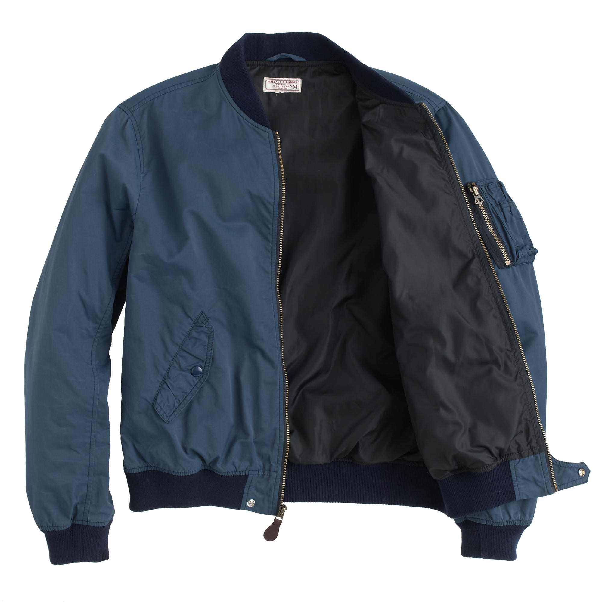 J crew Wallace Barnes A 2 Bomber  Jacket in Blue for Men 
