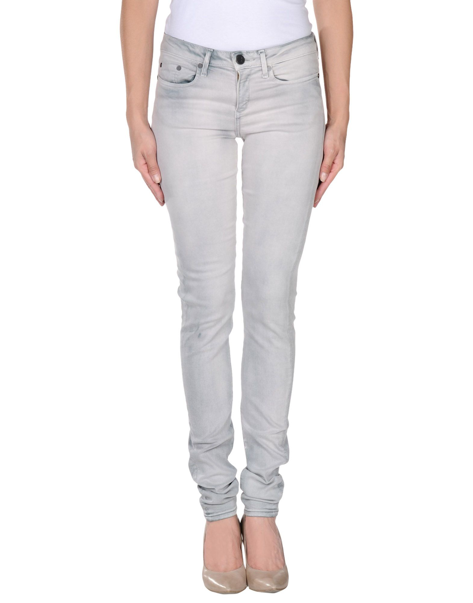 Thvm Denim Trousers in Gray (Light grey) - Save 61% | Lyst