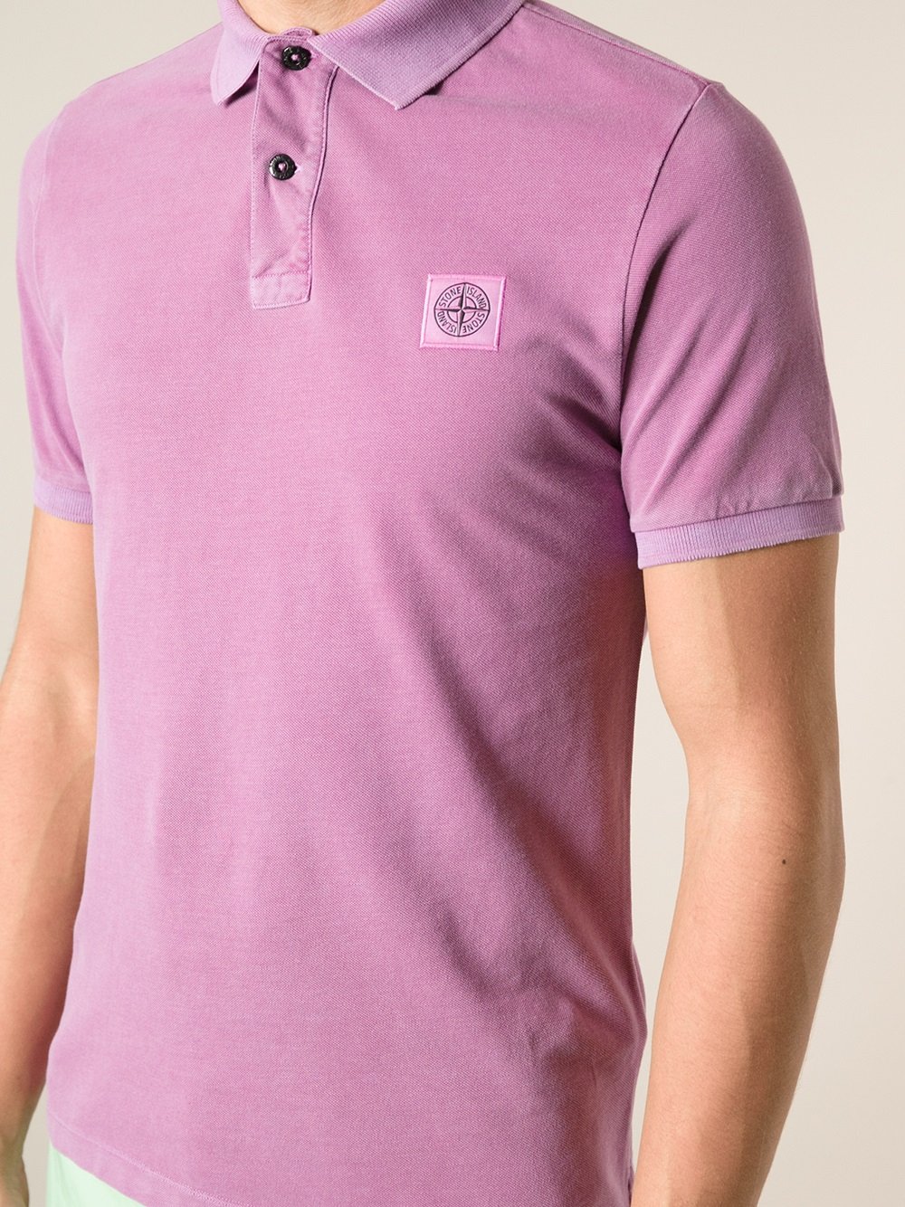 stone island pink tshirt