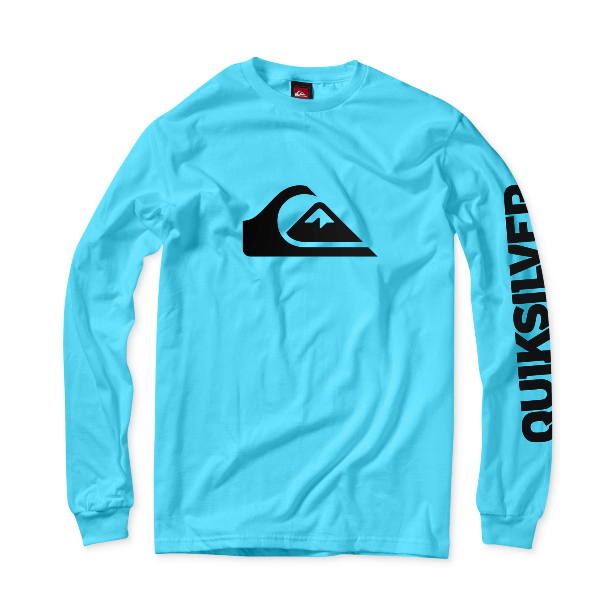 Lyst Quiksilver  Mountain Wave Long  Sleeve  Tshirt in Blue 