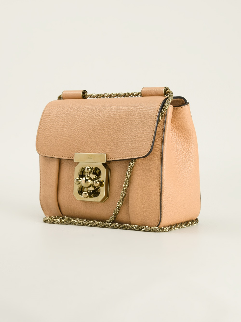 Chlo Elsie Cross Body Bag in Beige (nude \u0026amp; neutrals) | Lyst  