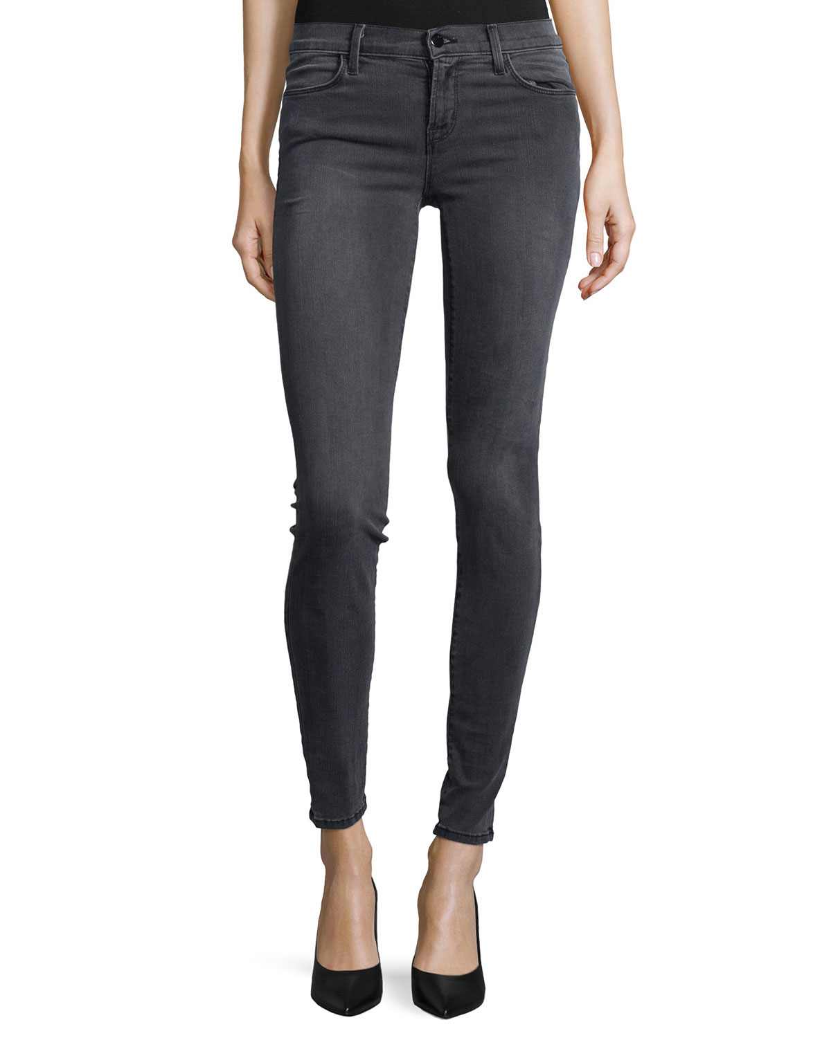 Lyst J Brand 620 Super Skinny Jeans In Blue