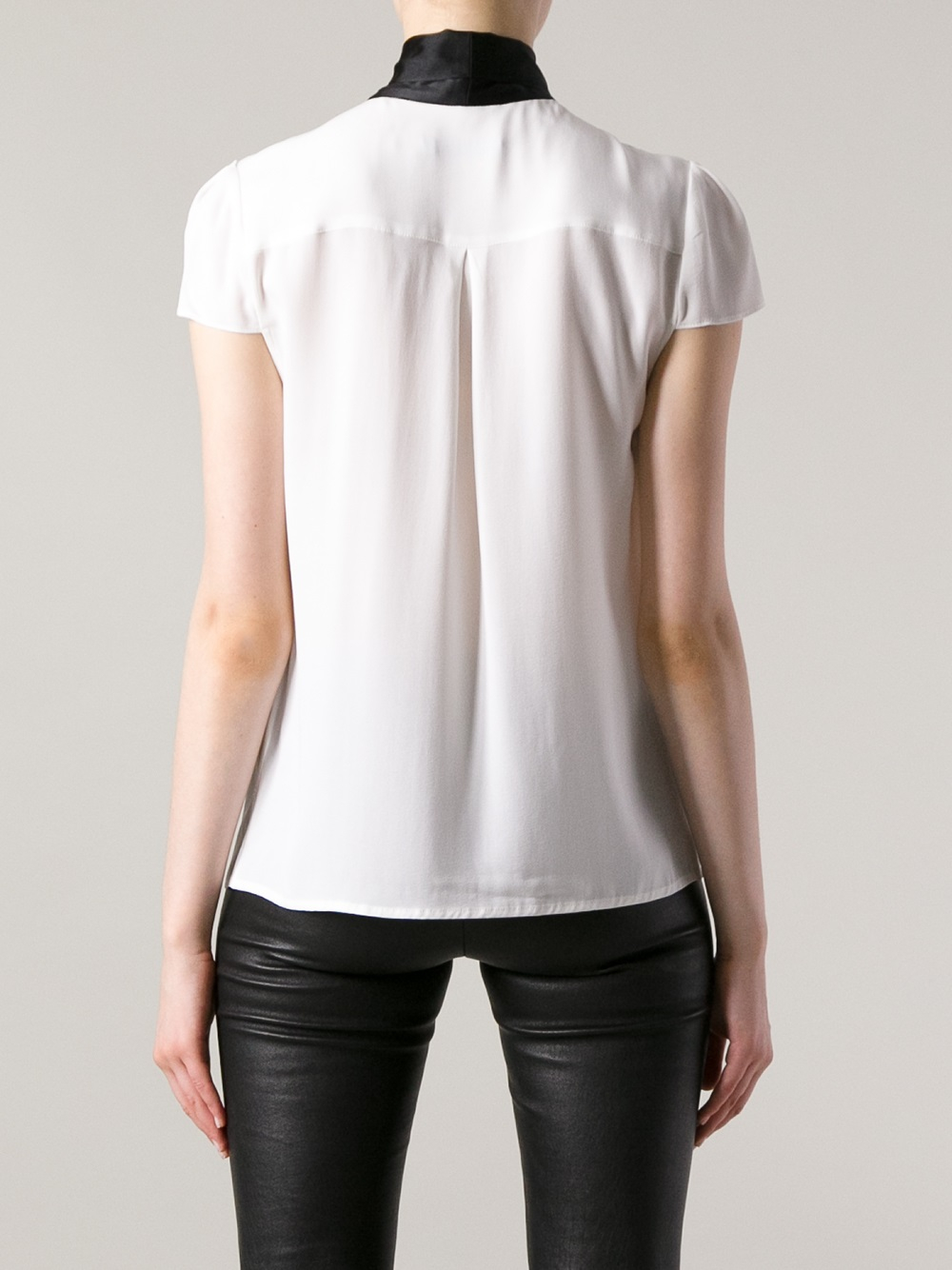 alice and olivia white shirt
