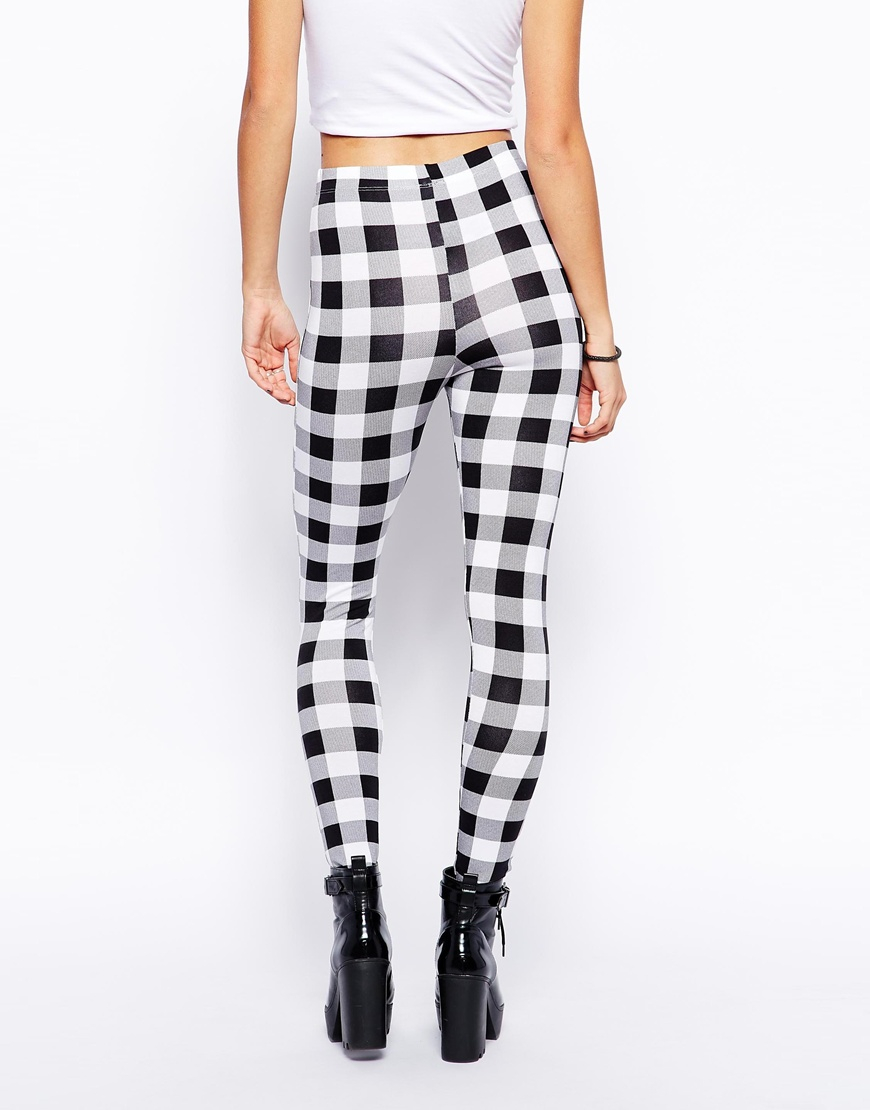 gingham leggings