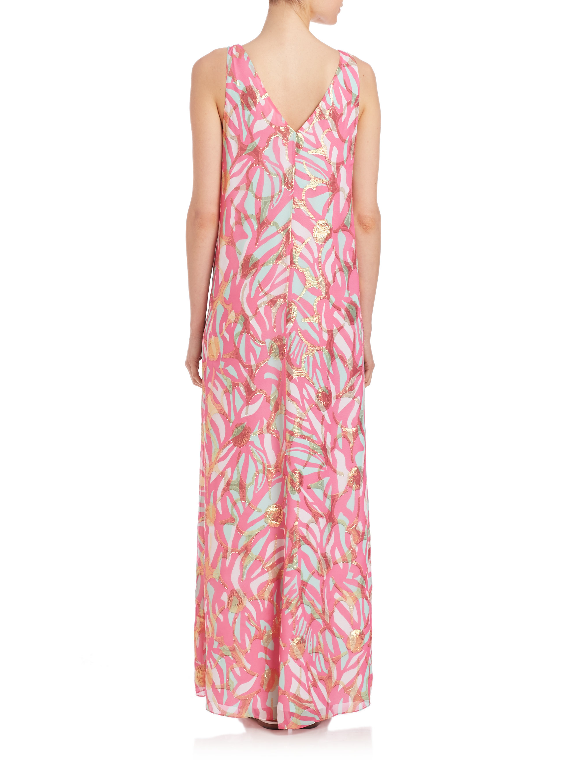 lilly pulitzer pink maxi
