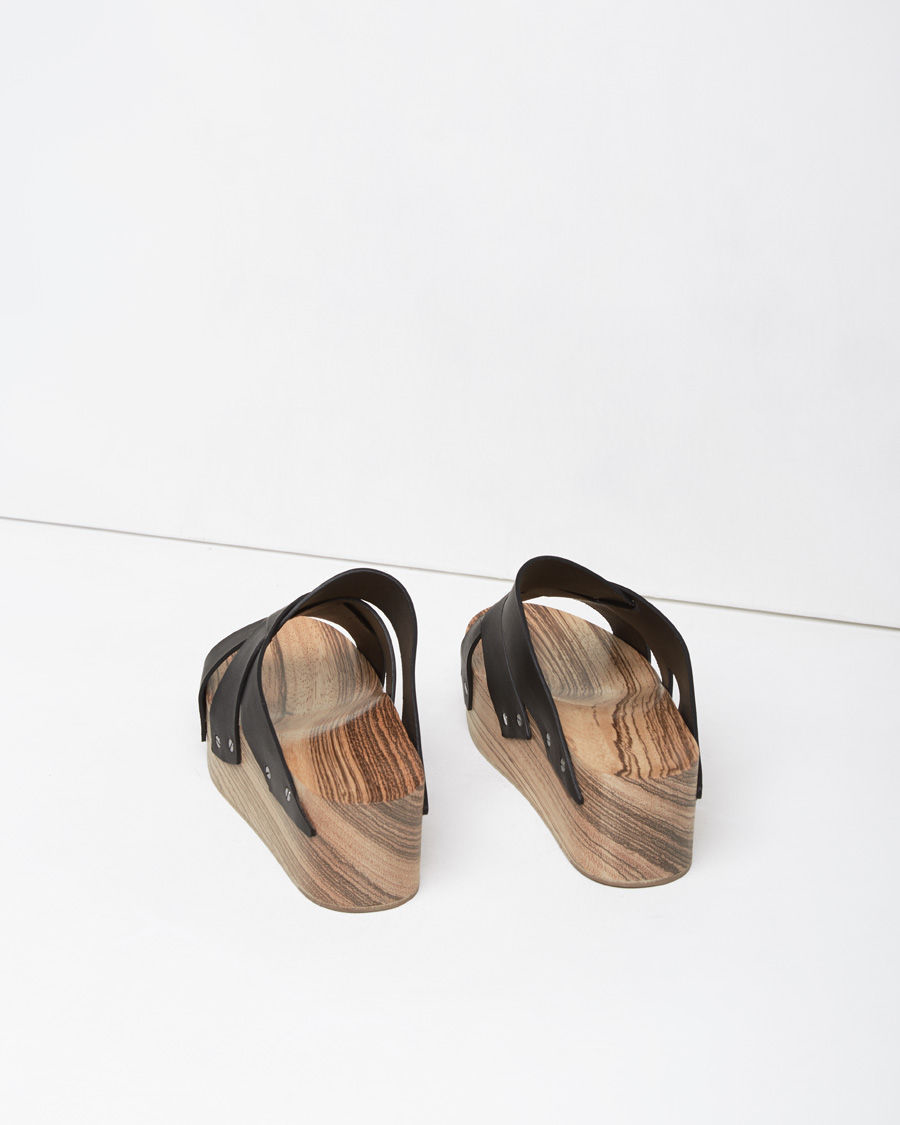 criss cross platform sandals