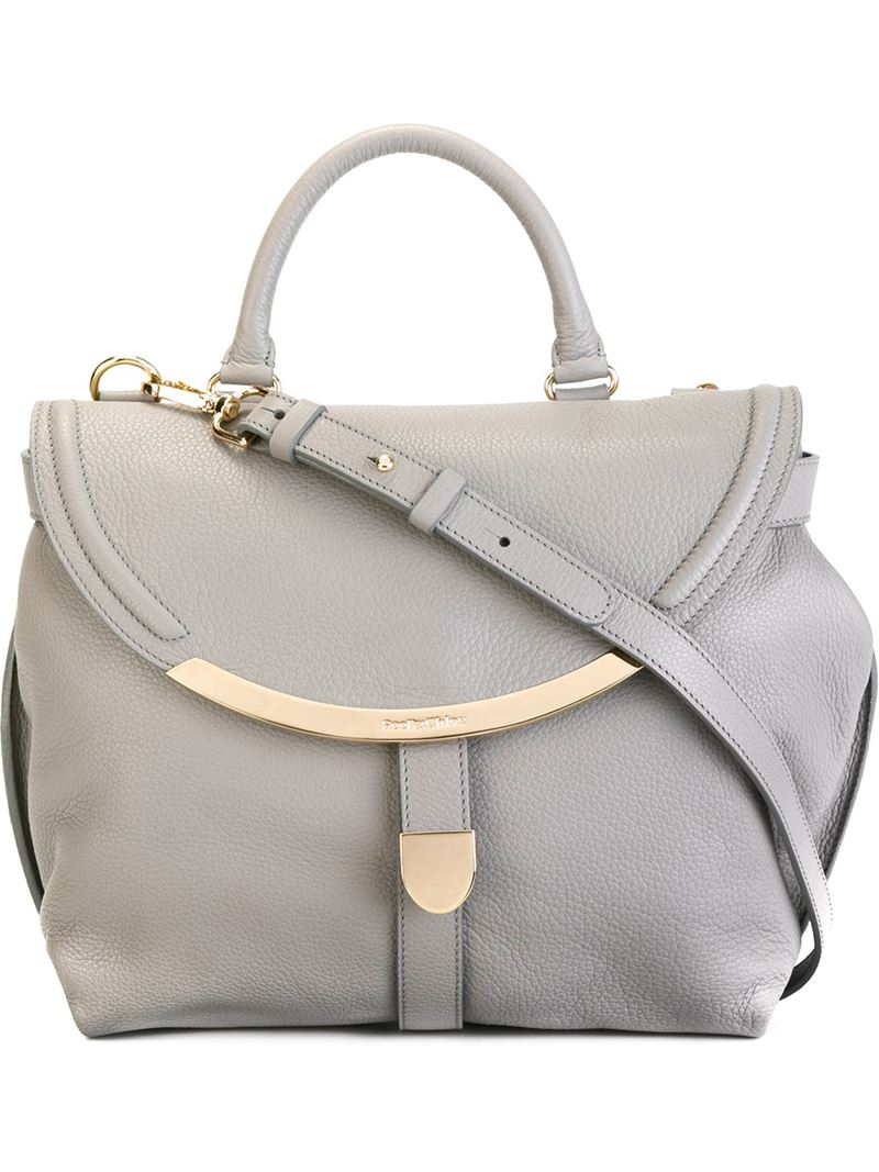 Lyst See By Chloé Lizzie Tote In Gray Gallery