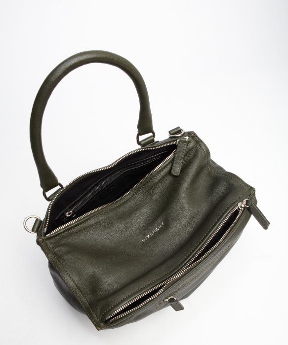 Lyst Givenchy Forest Green Leather Zipper Detail One Strap Gallery