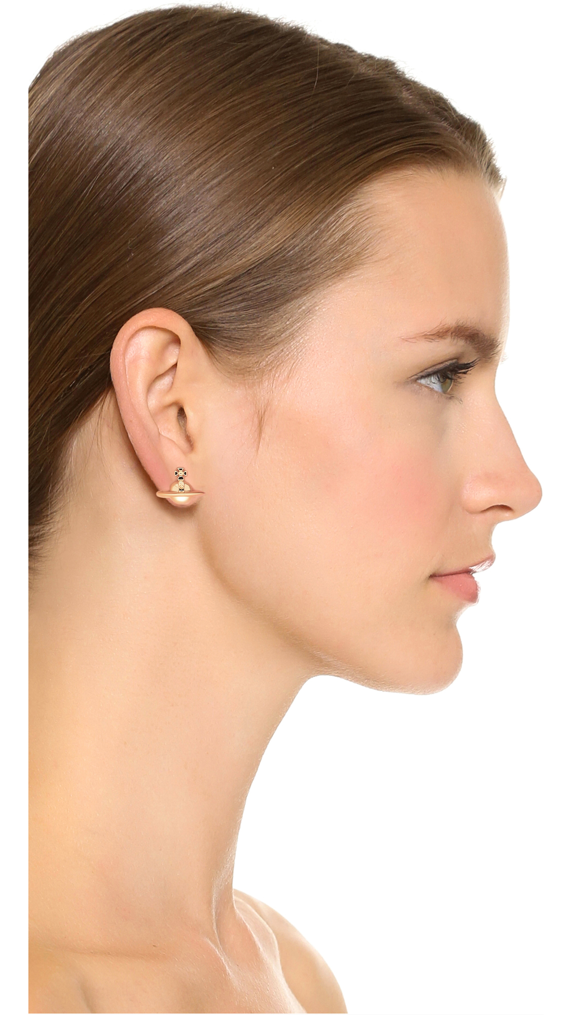 Vivienne Westwood Solid Orb Earrings Gold In Metallic Lyst Gallery