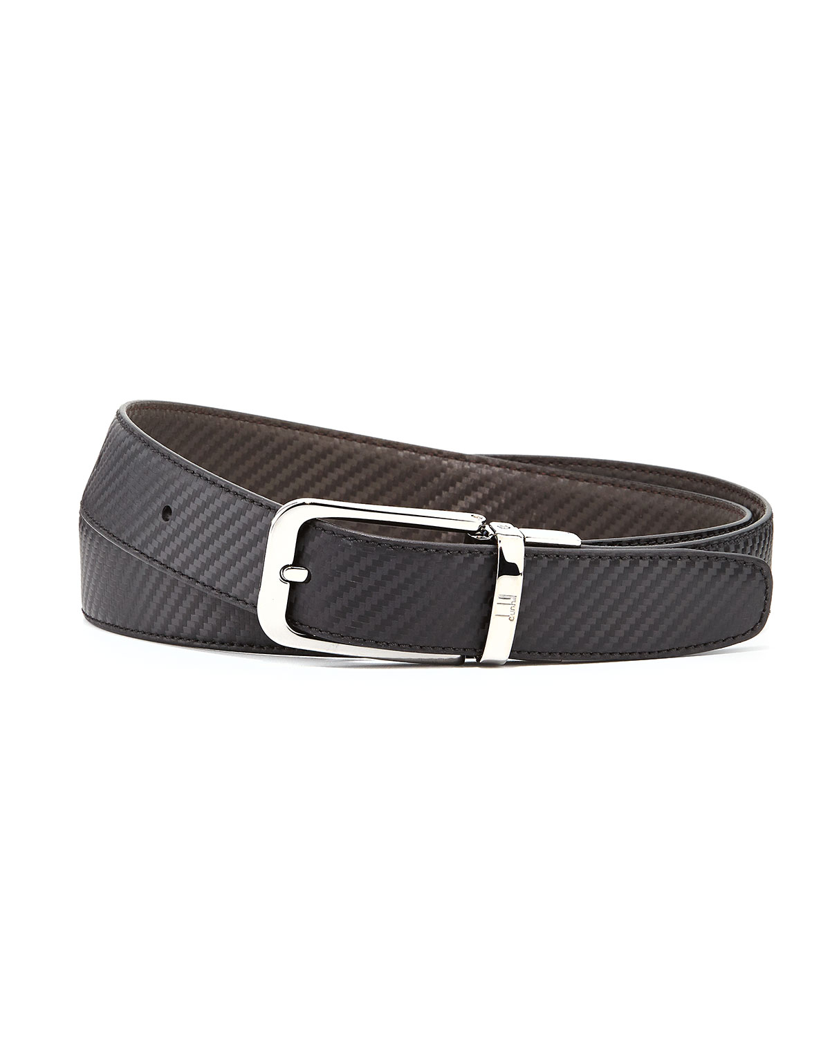 Lyst - Dunhill Chassis Twist Reversible Belt in Brown for Men
