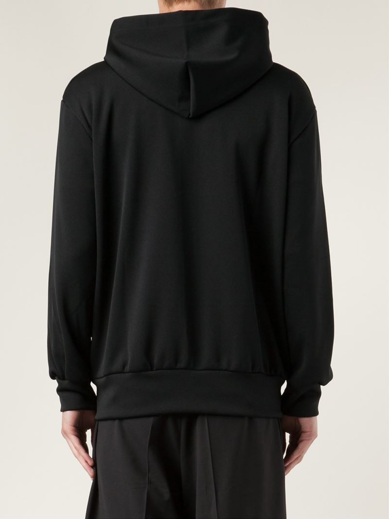 comme des garcons play high neck zip sweatshirt