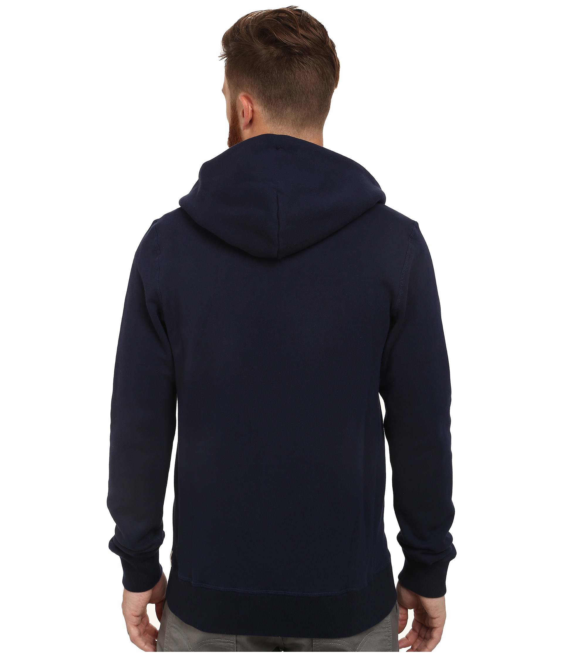 Lyst - Scotch & Soda Home Alone Zip Through Hoodie in Blue for Men