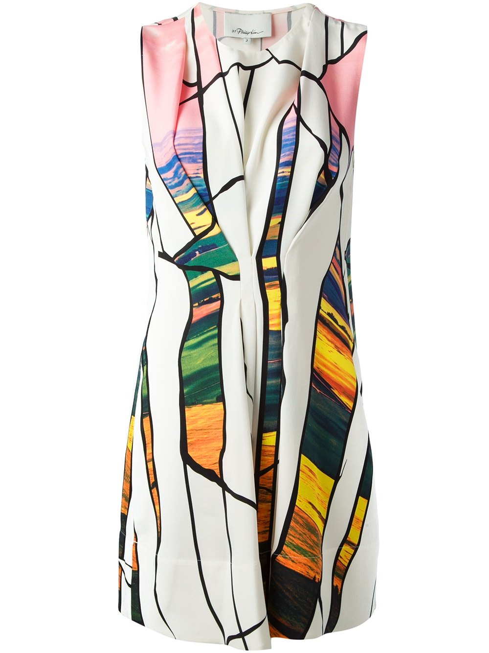 Lyst - 3.1 phillip lim Cracked Print Dress