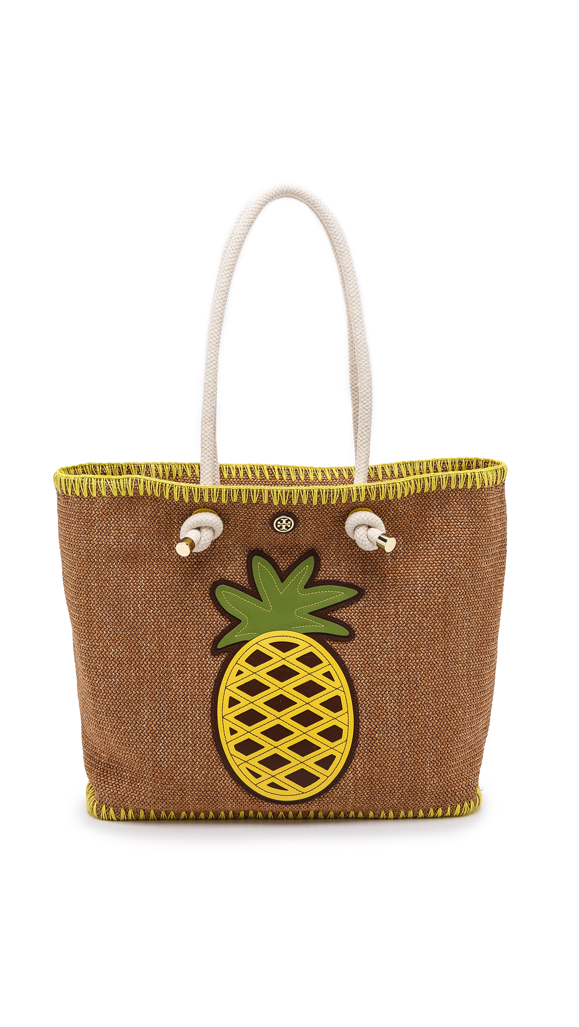 tory burch pineapple tote