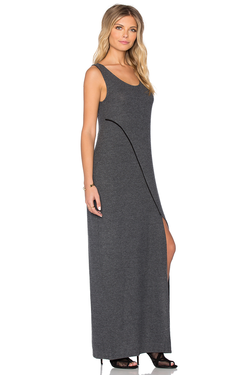 benjamin jay velvet grey siena tank dress gray product 0 917992728 normal